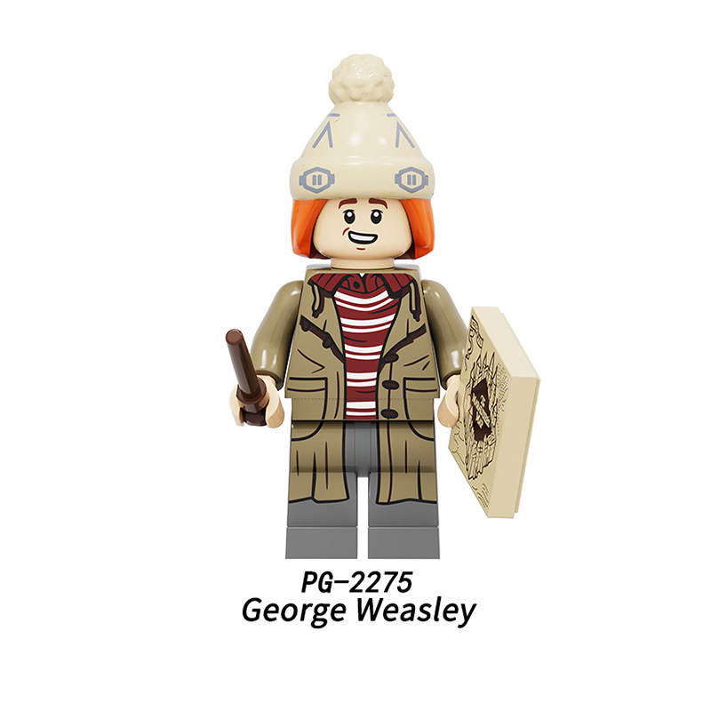 PG-8285 Harry Potter Minifigures Building Blocks Hermione Ginny Ron Weasley Figures MOC Bricks Model Toys Gifts For Children