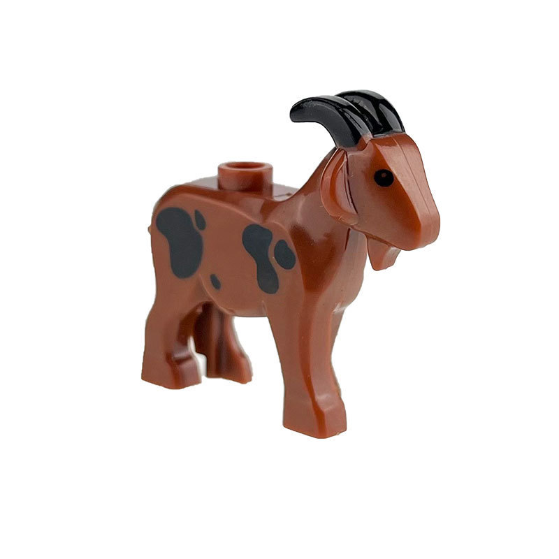 MOC City Animal Minifigures Sheep Building Blocks Farm Zoo Goat Figures Bricks Model Toys Gift For Children Compatible 95341pb01