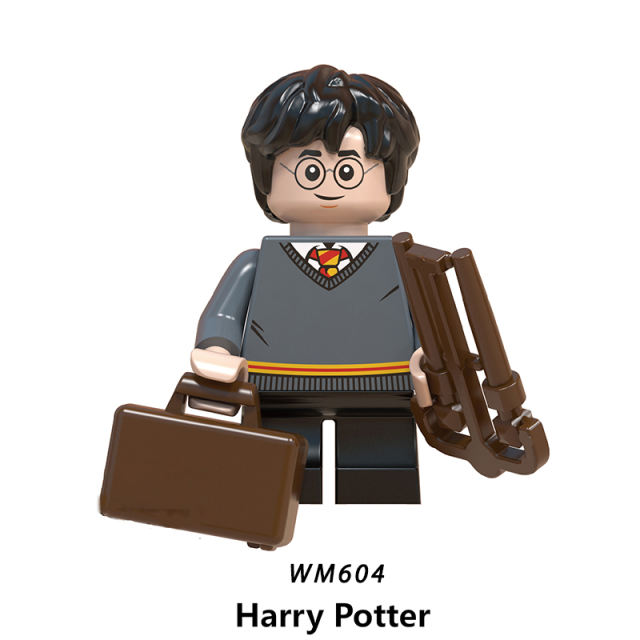 WM6047 Harry Potter Minifigures Building Blocks Hermione Granger Ron Dumbledore Filch Figures MOC Bricks Model Toys Gifts For Kids