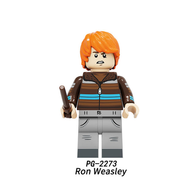 PG-8285 Harry Potter Minifigures Building Blocks Hermione Ginny Ron Weasley Figures MOC Bricks Model Toys Gifts For Children