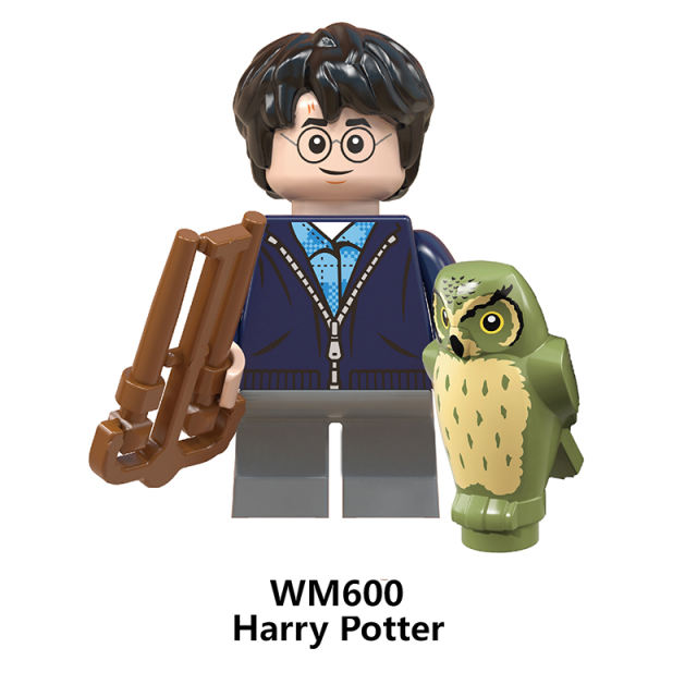 WM6046 Harry Potter Minifigures Building Blocks Ron Weasley Malfoy Susan Bones Figures MOC Bricks Model Toys Gifts For Children