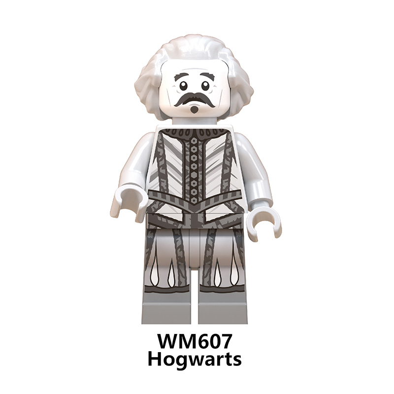 WM6047 Harry Potter Minifigures Building Blocks Hermione Granger Ron Dumbledore Filch Figures MOC Bricks Model Toys Gifts For Kids