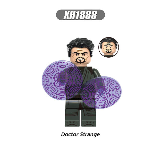 X0335 Marvel Super Heroes Series Minifigs Doctor Strange Building Blocks MOC Scarlet Witch Figures Bricks Model Toys Gifts