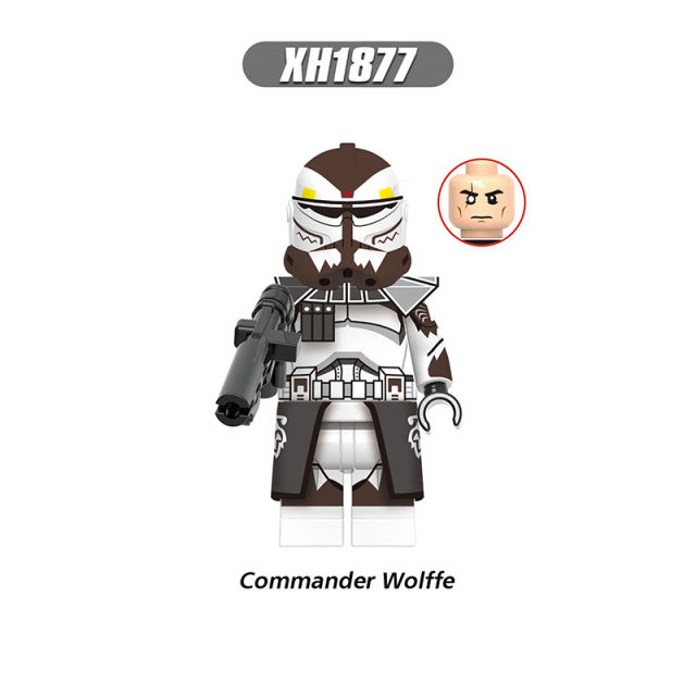 X0333 Star Wars Minifigs ARC Trooper Building Blocks Commander Colt Wolffe Figures MOC Bricks Model Toys Gifts For Children