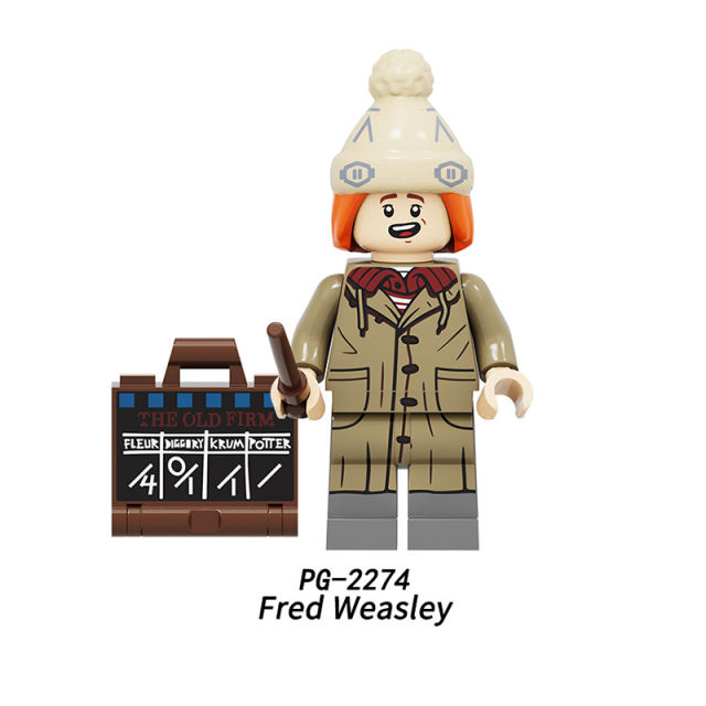 PG-8285 Harry Potter Minifigures Building Blocks Hermione Ginny Ron Weasley Figures MOC Bricks Model Toys Gifts For Children