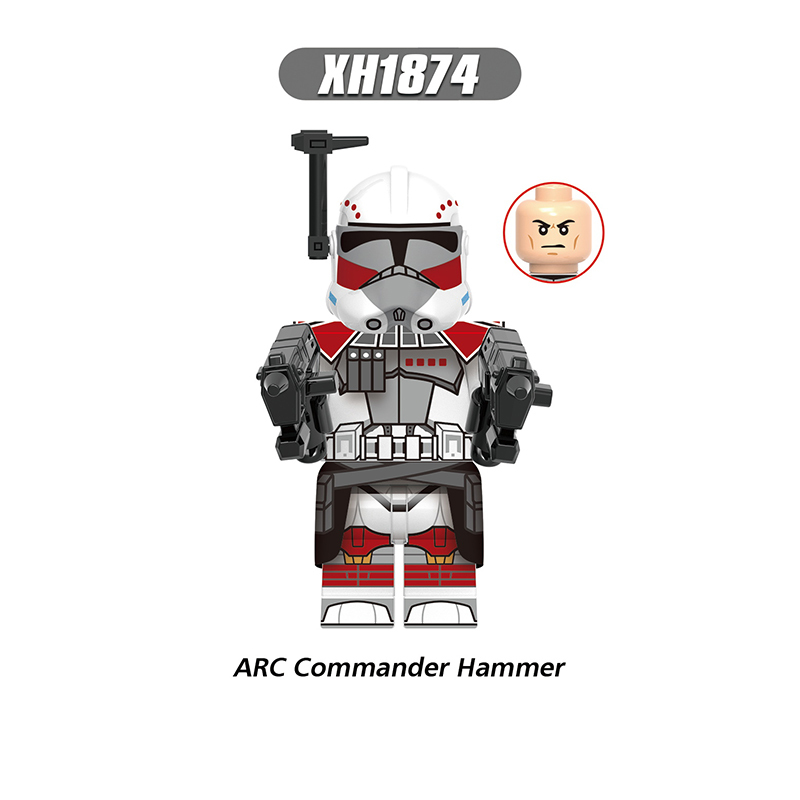 X0333 Star Wars Minifigs ARC Trooper Building Blocks Commander Colt Wolffe Figures MOC Bricks Model Toys Gifts For Children