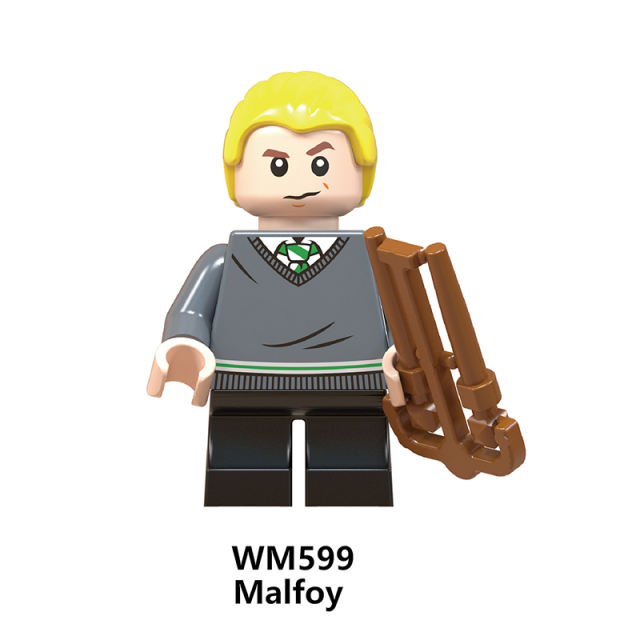 WM6046 Harry Potter Minifigures Building Blocks Ron Weasley Malfoy Susan Bones Figures MOC Bricks Model Toys Gifts For Children