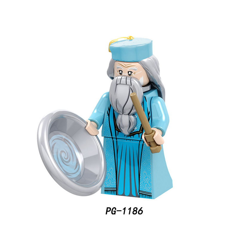 PG-8173 Harry Potter Minifigures Building Blocks Lord Voldemort Malfoy Dumbledore Figures MOC Bricks Model Toys Gifts For Kids