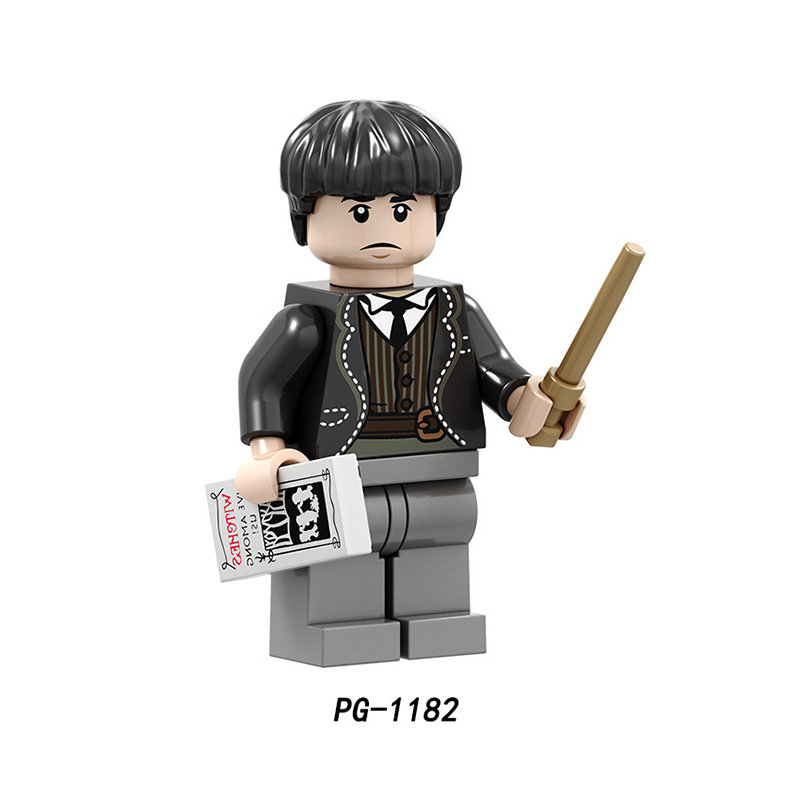 PG-8173 Harry Potter Minifigures Building Blocks Lord Voldemort Malfoy Dumbledore Figures MOC Bricks Model Toys Gifts For Kids