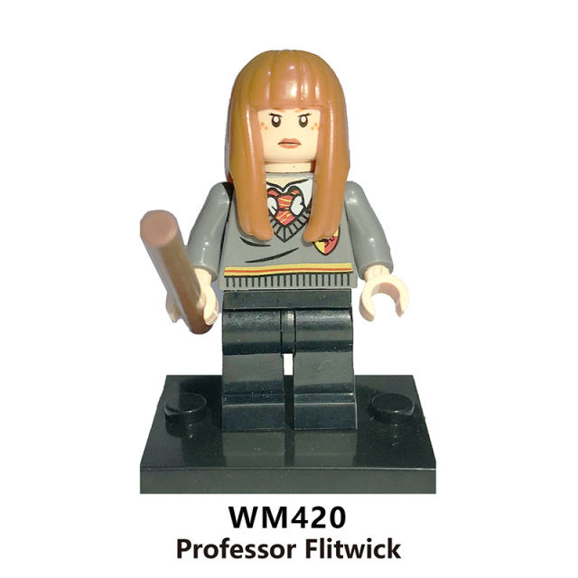 WM6031 Harry Potter Minifigures Building Blocks Professor Snape Flitwick Ron Weasley Figures MOC Bricks Model Toys Gifts For Kids