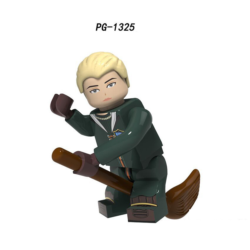 PG-8155 Harry Potter Minifigures Building Blocks Lord Voldemort Malfoy Luna Figures MOC Bricks Model Toys Gifts For Children