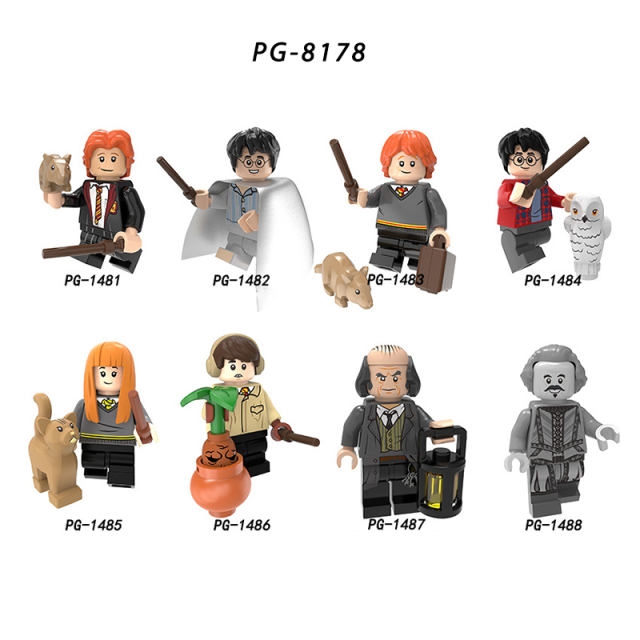 PG-8178 Harry Potter Minifigures Building Blocks Ron Susan Neville Longbottom Figures MOC Bricks Models Toys Gifts For Children