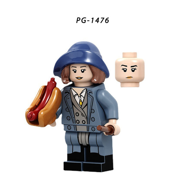 PG-8192 Harry Potter Minifigures Building Blocks Dobby Hermione Scamander Thena Figures MOC Bricks Model Toys Gifts For Children
