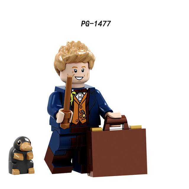 PG-8192 Harry Potter Minifigures Building Blocks Dobby Hermione Scamander Thena Figures MOC Bricks Model Toys Gifts For Children