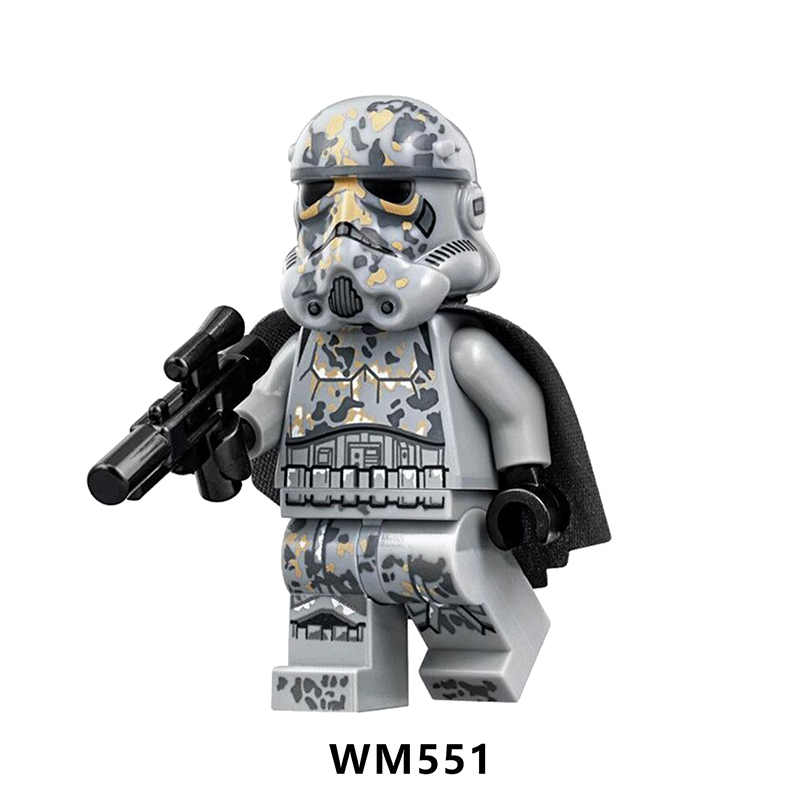 WM6036 Star Wars Minifigures Building Blocks Clone Stormtrooper Commander Figures MOC Bricks Model Toys Gifts For Children