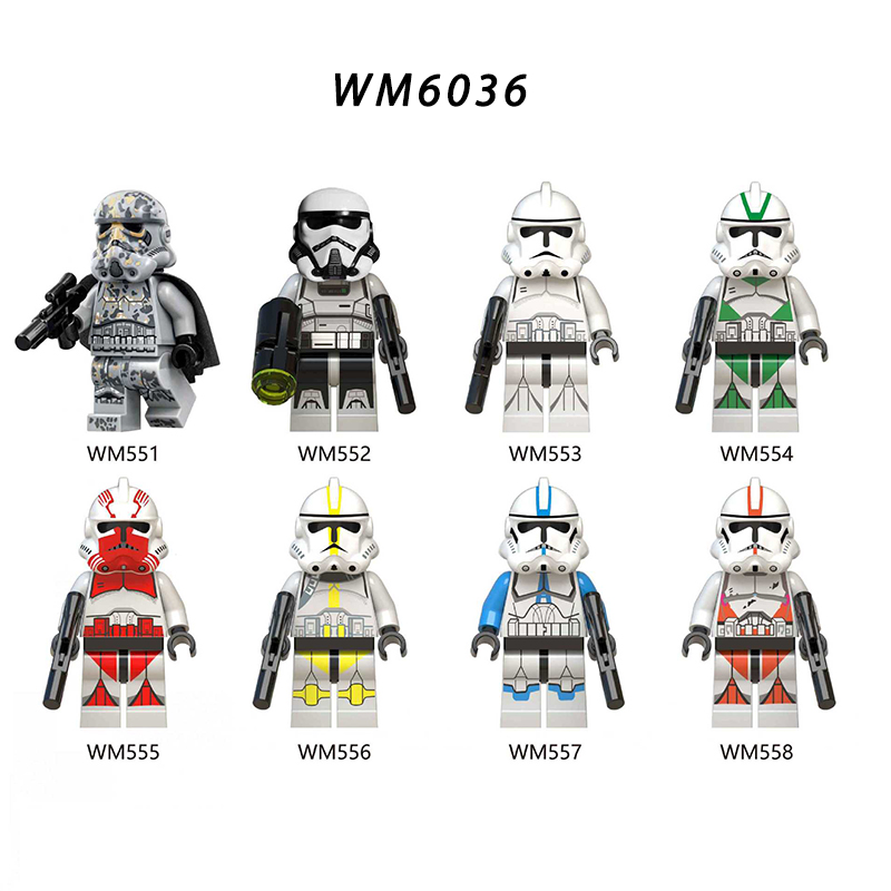 WM6036 Star Wars Minifigures Building Blocks Bricks Toys