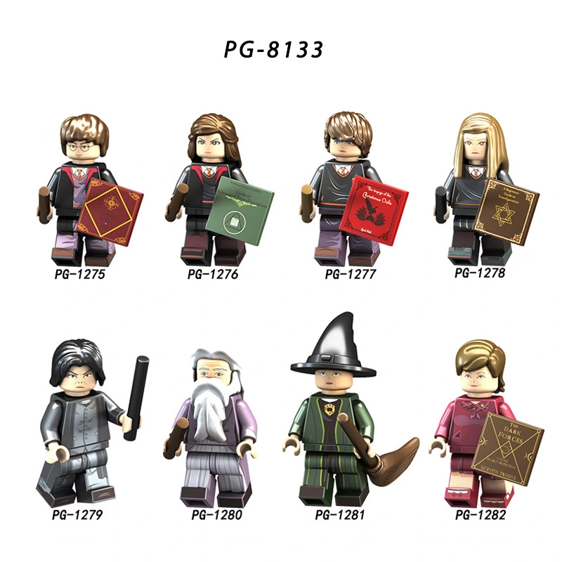 PG-8133 Harry Potter Minifigures Building Blocks Hermione Ron Snape  Dumbledore Figures MOC Bricks Model Toys Gifts For Children