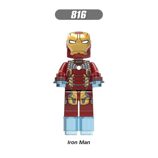 X0186 Marvel Super Heroes Series Minifigs Spider-Man Lron Man Thanos Building Blocks MOC Figures Bricks Model Toys Gifts for Kids