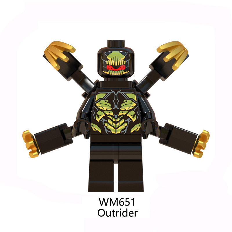 WM6055 Marvel Super Heroes Series Minifigures Iron Man Captain Marvel Building Blocks MOC Figures Bricks Model Toys Gifts for Kids