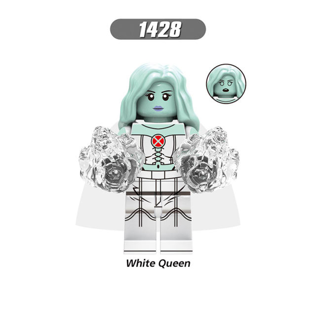 X0277 Marvel Super Heroes Series Minifigs Dark Phoenix White Queen Building Blocks MOC Figures Bricks Model Toys Gifts for Kids