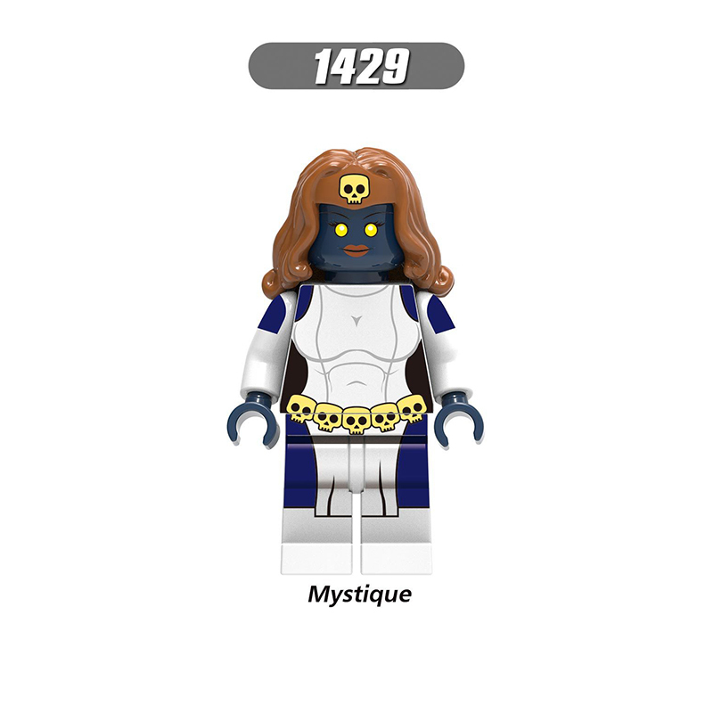 X0277 Marvel Super Heroes Series Minifigs Dark Phoenix White Queen Building Blocks MOC Figures Bricks Model Toys Gifts for Kids