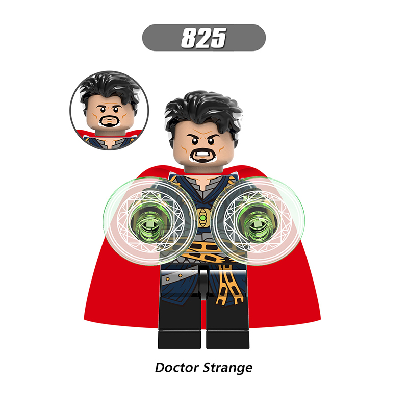 X0187 Marvel Super Heroes Series Minifigs Iron Man Doctor Strange Building Blocks MOC Figures Bricks Model Toys Gifts for Kids