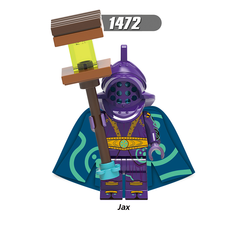 X0283 League of Legends Minifigs Jinx Jax Ahri Leona Building Blocks MOC Figures Bricks Model Toys Gifts for Children