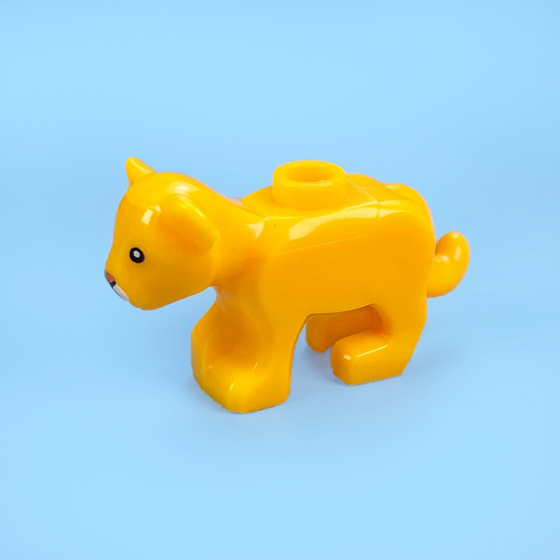 MOC City Animal Series Minifigures Tiger Building Blocks Zoo Lion Figures Parts DIY Bricks Modle Toys For Kids Compatible 60162