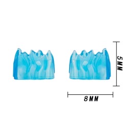 2PCS blue