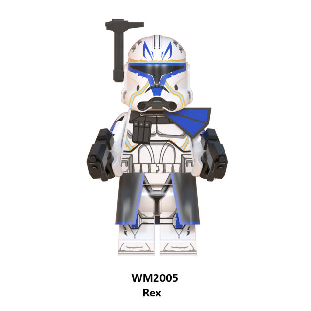 WM6095 Star Wars Series Minifigures Wrecker Jesse Building Blocks MOC Legion Trooper Commander Figures Bricks Model Toys Gift