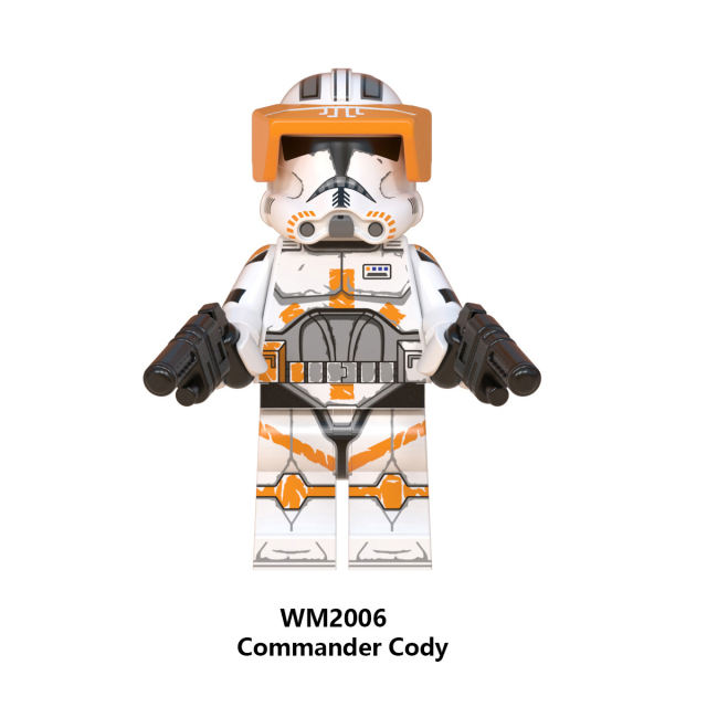 WM6095 Star Wars Series Minifigures Wrecker Jesse Building Blocks MOC Legion Trooper Commander Figures Bricks Model Toys Gift