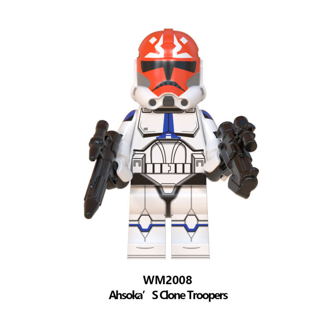 WM6095 Star Wars Series Minifigures Wrecker Jesse Building Blocks MOC Legion Trooper Commander Figures Bricks Model Toys Gift