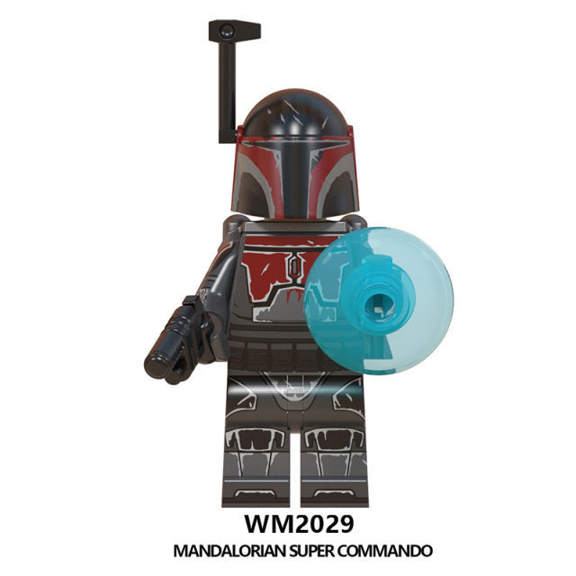 WM6098 Star Wars Series Minifigures Echo Death Watch Building Blocks MOC Clone Shock Trooper Figures Bricks Model Toys Gifts
