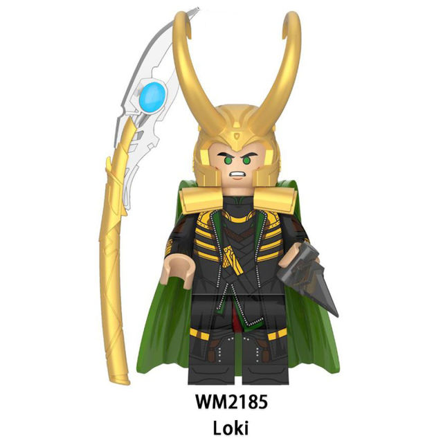WM6118 Marvel Super Heroes Series Minifigures Loki Building Blocks MOC Villain Avengers League Figures Bricks Model Toys Gifts
