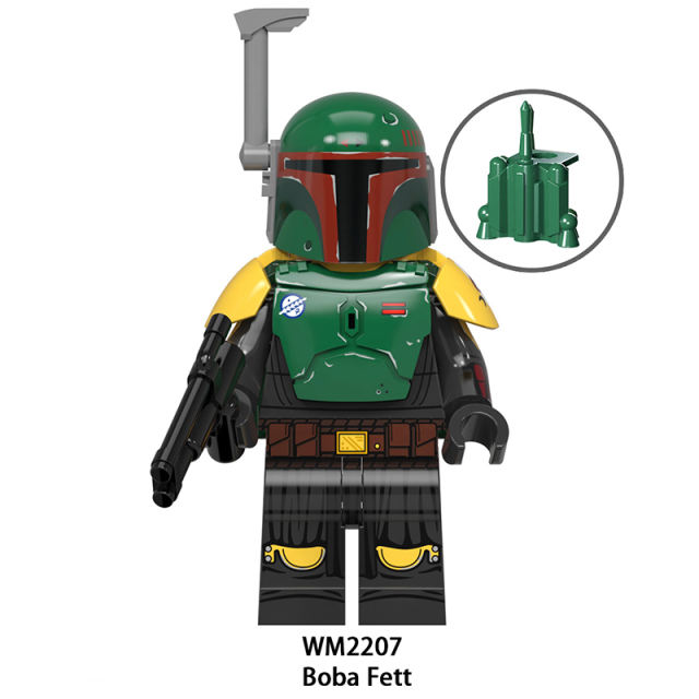 WM6121 Star Wars Series Minifigures  Dark Stormtrooper Building Blocks MOC Ahsoka Scout Soldier Figures Bricks Model Toys Gift