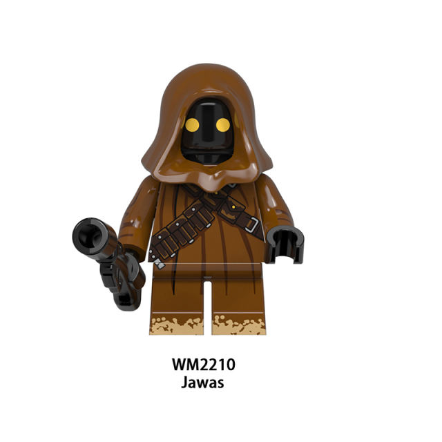WM6121 Star Wars Series Minifigures  Dark Stormtrooper Building Blocks MOC Ahsoka Scout Soldier Figures Bricks Model Toys Gift