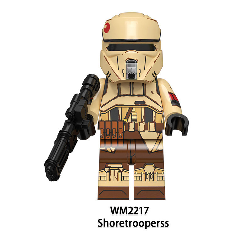 WM6122 Star Wars Series Minifigures Transport Stormtrooper Building Blocks MOC Shoretroopers Soldier Figures Bricks Model Toys