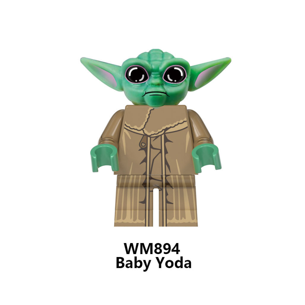WM6081 Star Wars Series Minifigures Drak Rey Skywalker Building Blocks MOC Master Baby Yoda Figures Bricks Model Toys Gifts