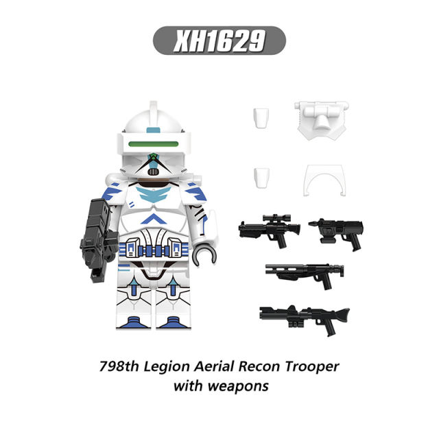 X0303 Star Wars Series Minifigures Clone Trooper Building Blocks MOC Recon Soldier Medic Figures Bricks Model Toys Gift For Kids