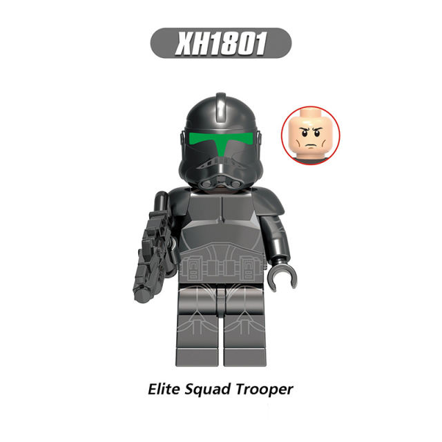 X0323 Star Wars Series Minifigs Jesse Grey Building Blocks MOC Legion Trooper Galictic Marines Figures Bricks Model Toys Gift