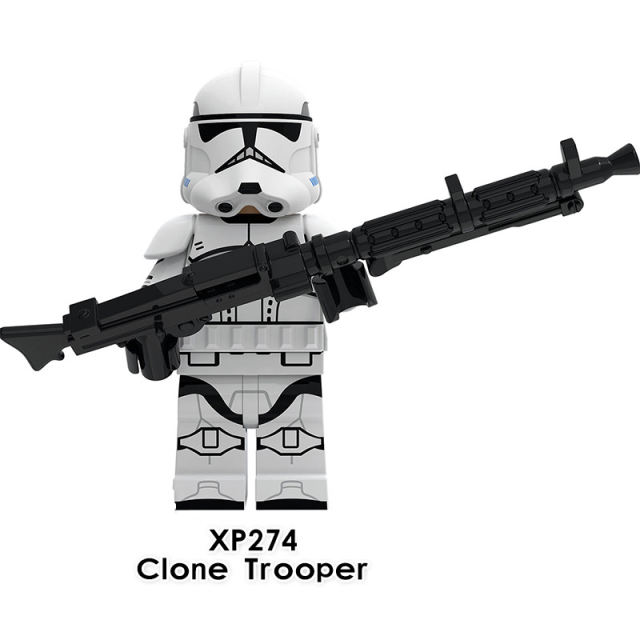 KT1035 Star Wars Series Minifigures Phasma Stormtrooper Building Blocks MOC Clone Shock Trooper Figures Bricks Model Toys Gifts