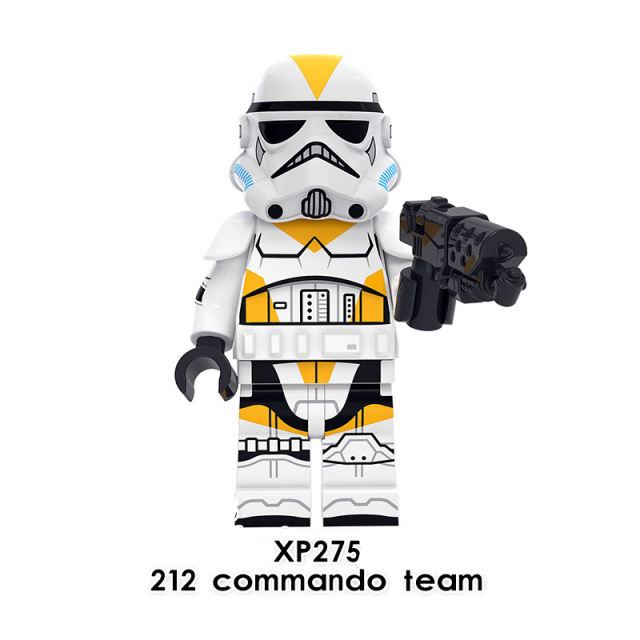 KT1035 Star Wars Series Minifigures Phasma Stormtrooper Building Blocks MOC Clone Shock Trooper Figures Bricks Model Toys Gifts