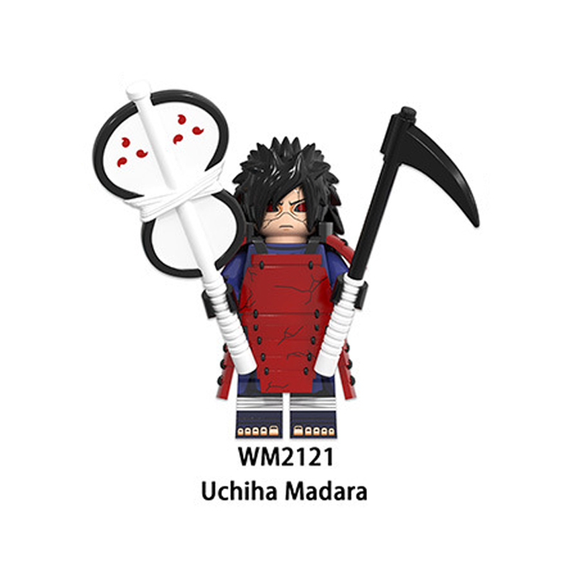 WM6109 Naruto Series Minifigures Kakashi Namikaze Minato Building Blocks Uzumaki Naruto Anime Cartoon Figures MOC Bricks Toys