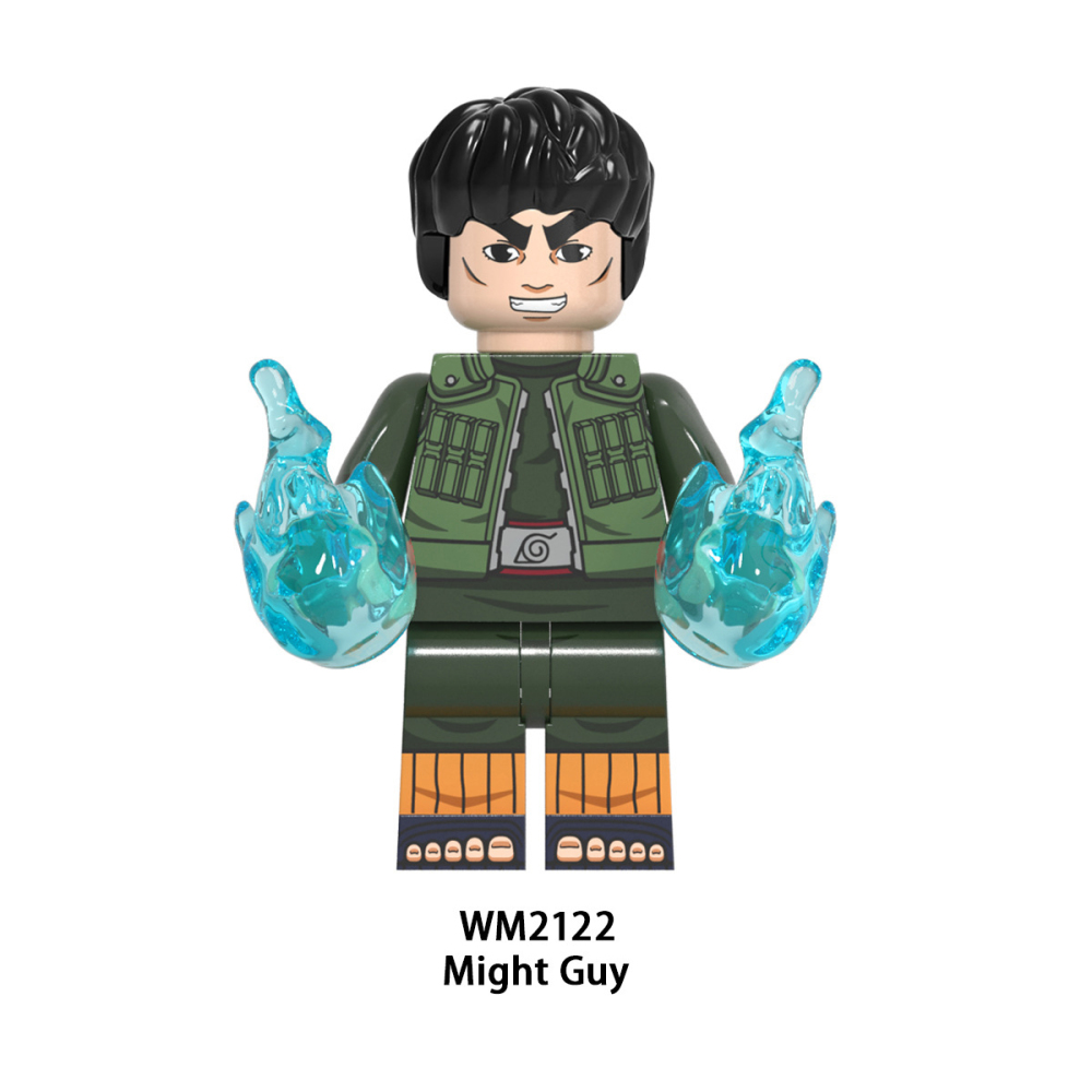 WM6109 Naruto Series Minifigures Kakashi Namikaze Minato Building Blocks Uzumaki Naruto Anime Cartoon Figures MOC Bricks Toys
