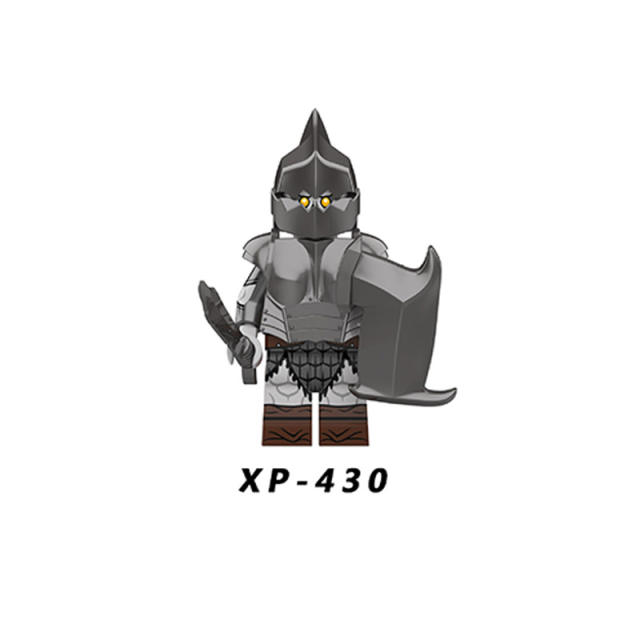 KT1056 Lord Of The Rings Minifigures Orcs Dwarf Building Blocks Medieval Soldier Armor Helmet Weapon Accessories Bricks Toys