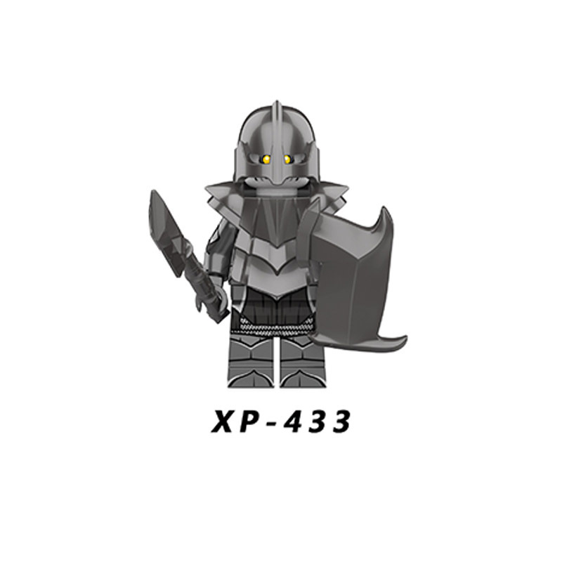 KT1056 Lord Of The Rings Minifigures Orcs Dwarf Building Blocks Medieval Soldier Armor Helmet Weapon Accessories Bricks Toys