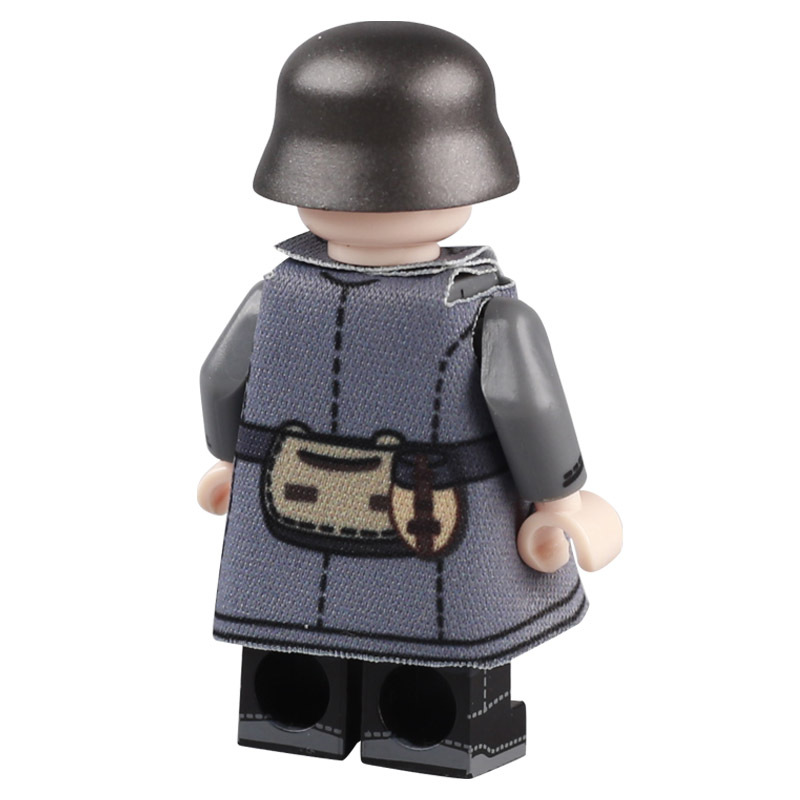 MOC WW2 Military Minifigures Accessories Coat Building Blocks Germany Army Soldiers Figures Clothes Cloaks Bricks Model Toys Gifts
