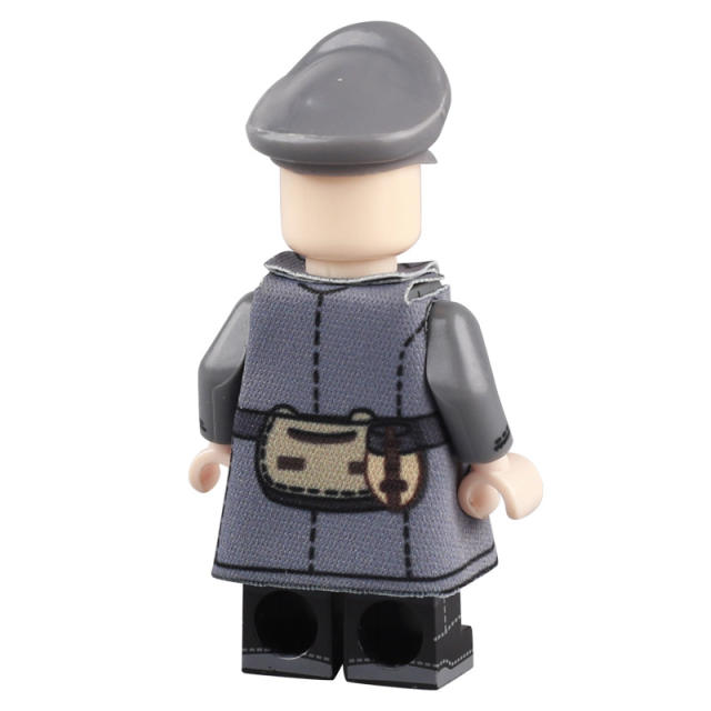 MOC WW2 Military Minifigures Accessories Coat Building Blocks Germany Army Soldiers Figures Clothes Cloaks Bricks Model Toys Gifts