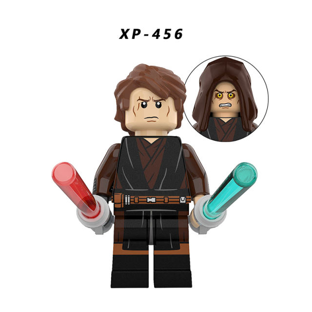 KT1059 Star Wars Minifigures Black Knight Darth Maul Building Blocks MOC Obi-Wan Figures Bricks Model Toys Gifts For Children