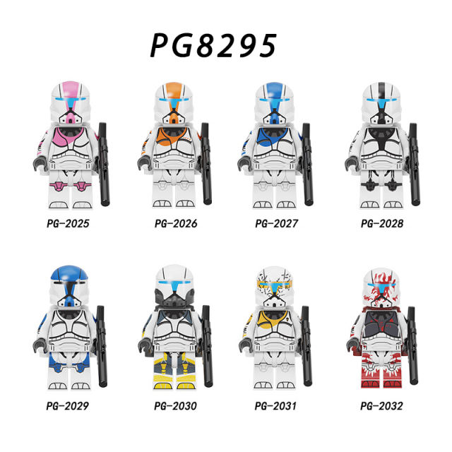 PG8295 Star Wars Minifigures Imperial Stormtrooper Building Blocks Clone Trooper Figures MOC Bricks Model Toys Gifts For Children